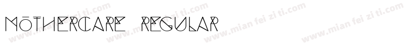 mothercare regular字体转换